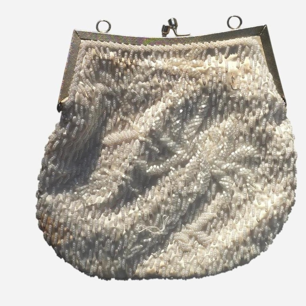 Vintage beaded clutch/purse‎ no handle/strap (acc1)